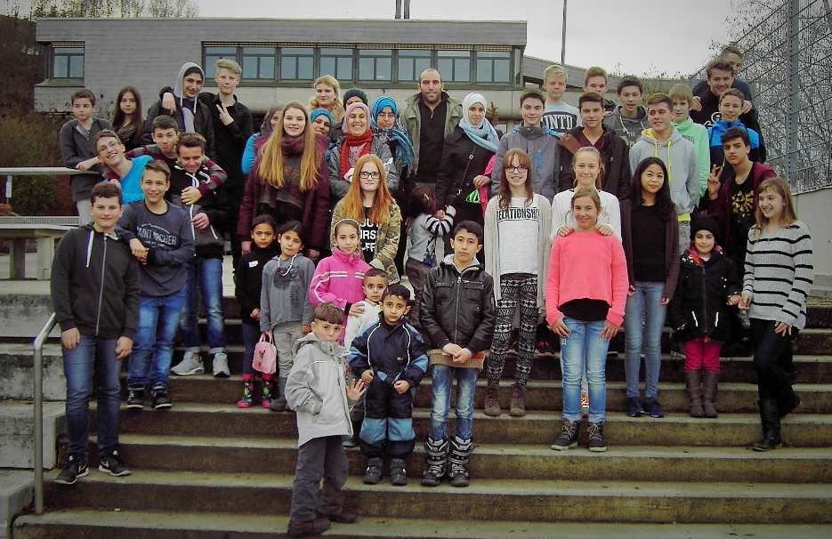 Flüchtlingsfamilien zu Gast an der Karl-Kessler-Schule