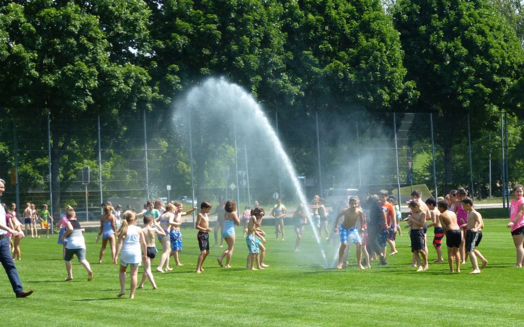 Wasserspaß statt hitzefrei