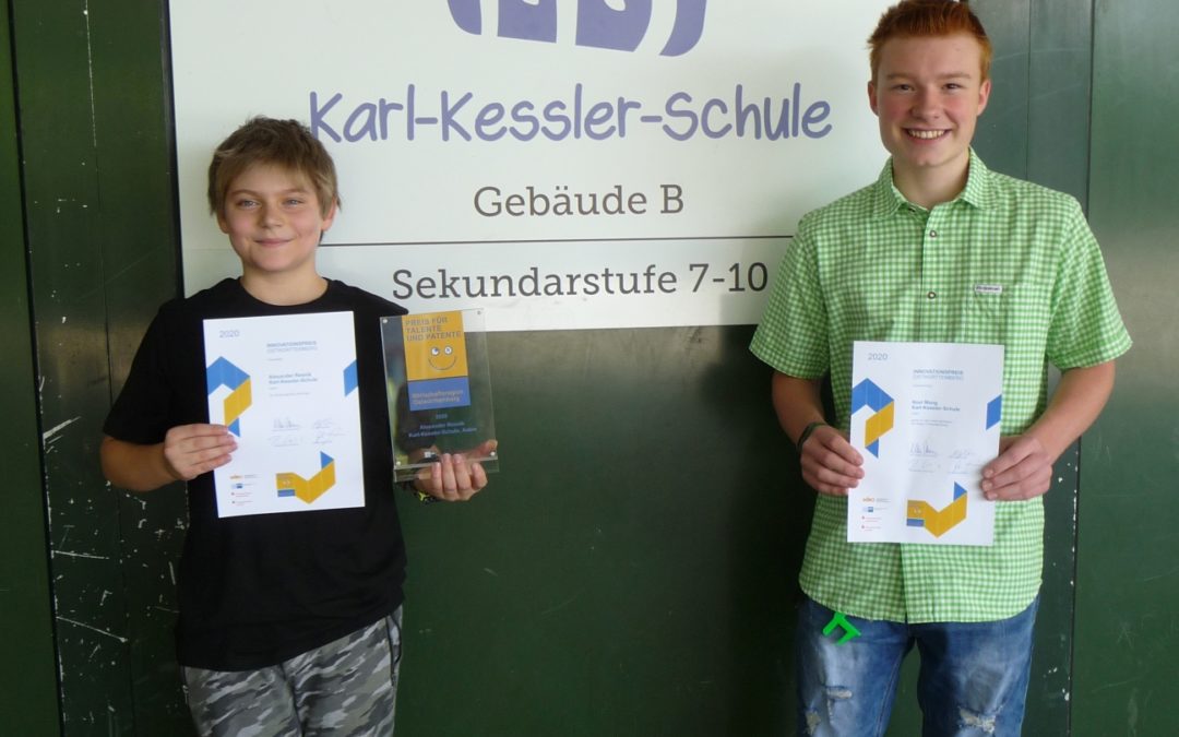 Preiswürdige Innovationen an der Karl-Kessler-Schule