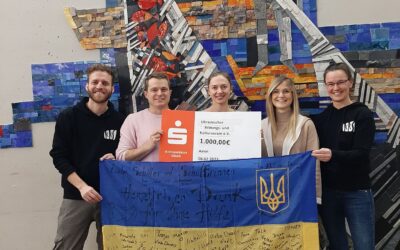 Spendenübergabe der KKS zugunsten der Ukrainehilfe